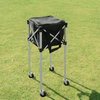Rolling Ball Storage Cart with Lockable Wheels,Collapsible Garage Sports Equipment Organizer for Golf Baseball Tennis Toy Storage Multi-Sport Family Gym