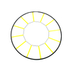 Circle Shape Speed And Agility Training Ladder