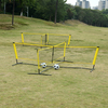 Four Cross Square Net Set for Soccer Training