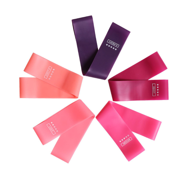 Women's Body Yoga Resistance Loop Thera TPE Bands