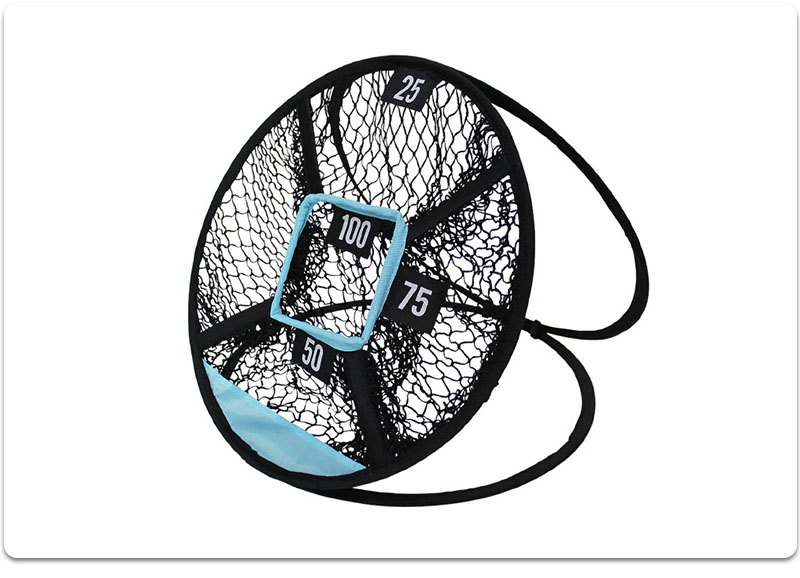 Golf swing practice net set