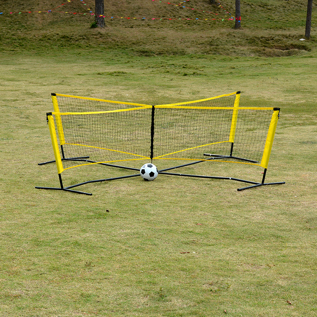 Four Cross Square Net Set for Soccer Training