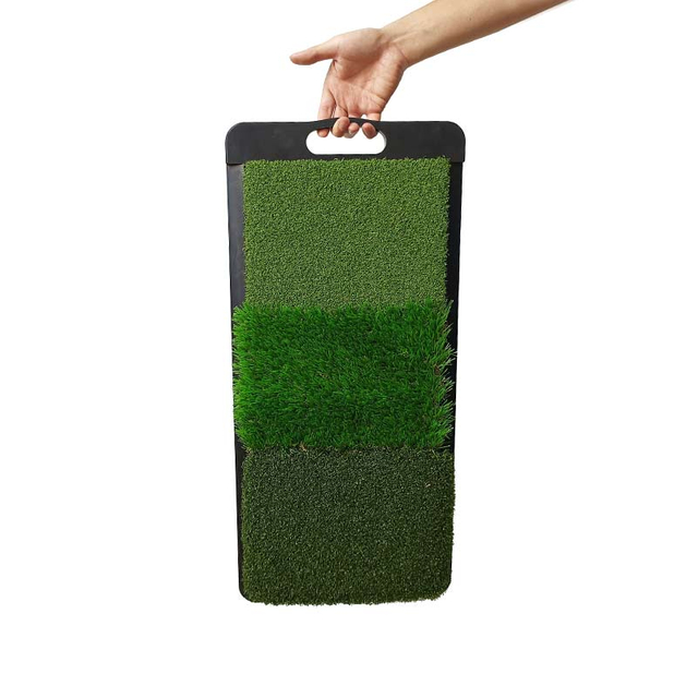 3 Grasses Training Aid Portable Golf Chipping Hitting Mat