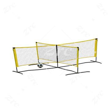 Four Cross Square Net Set for Soccer Training